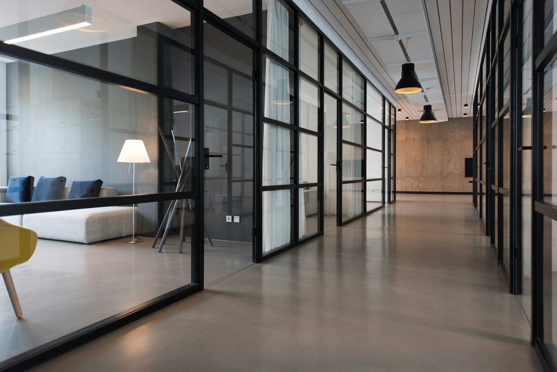 Modern meeting room for business protection planning